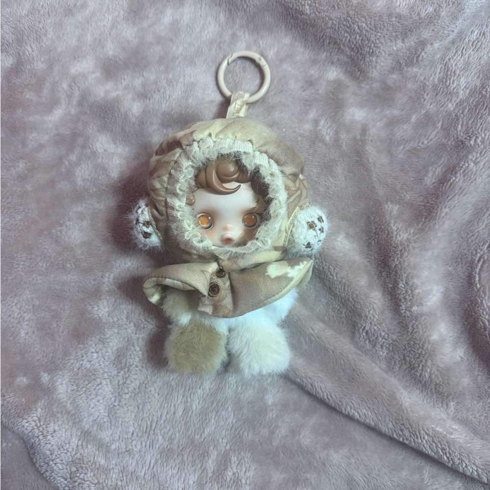 Skullpanda plush pendant keychain